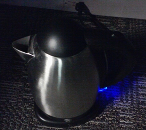 The GE electric kettle I use to make tea at work