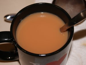 Irish Breakfast Tea with Whole Milk and Honey