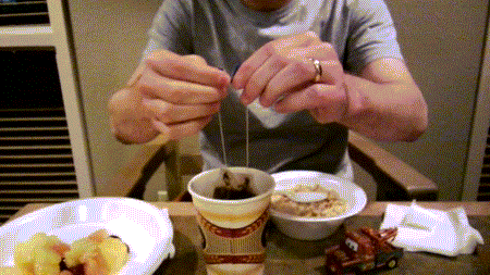 Tetley Drawstring Tea Bag Demonstration GIF