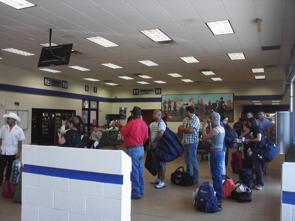 Interior of Austin Greyhound Station