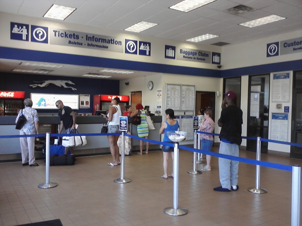 Austin Greyhound Terminal - Ticket Counter