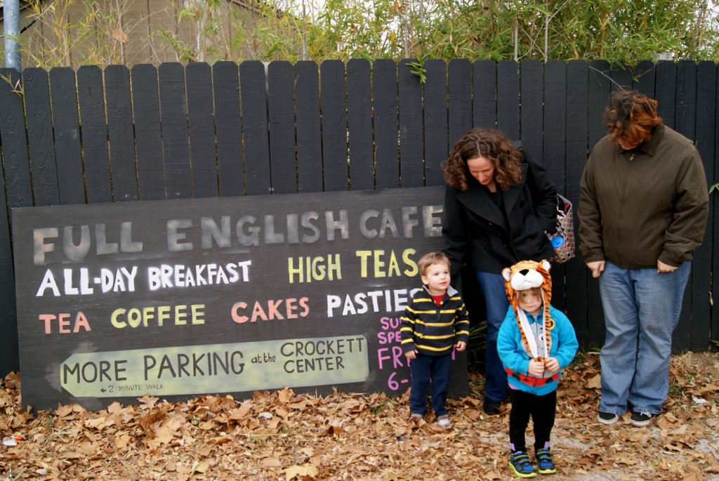 Full English Cafe - Outside Sign