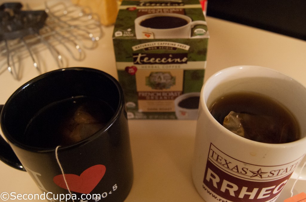 Two Mugs Brewing Teecino French Roast Herbal Coffee