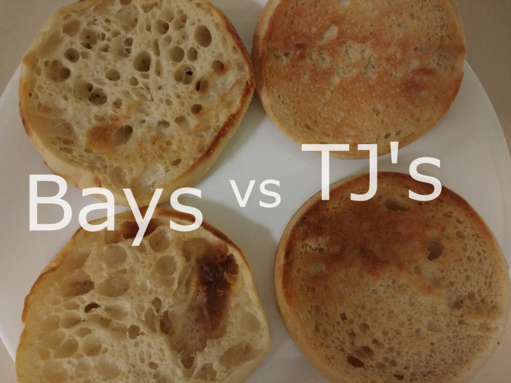 Bays vs Trader Joe's English Muffins