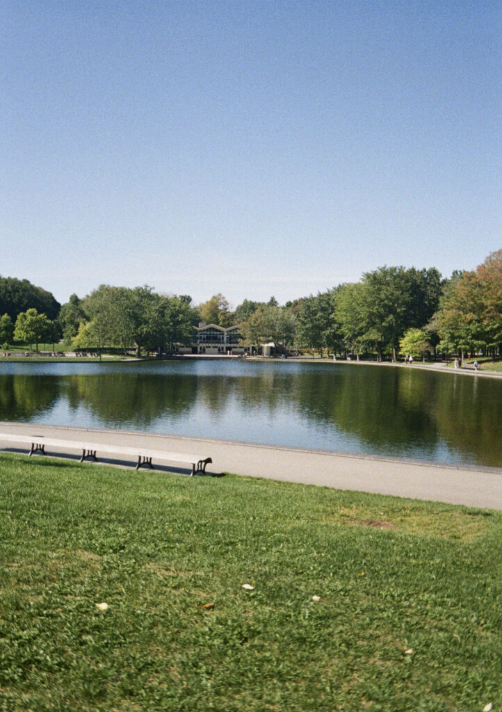 Beaver Lake pavilion.