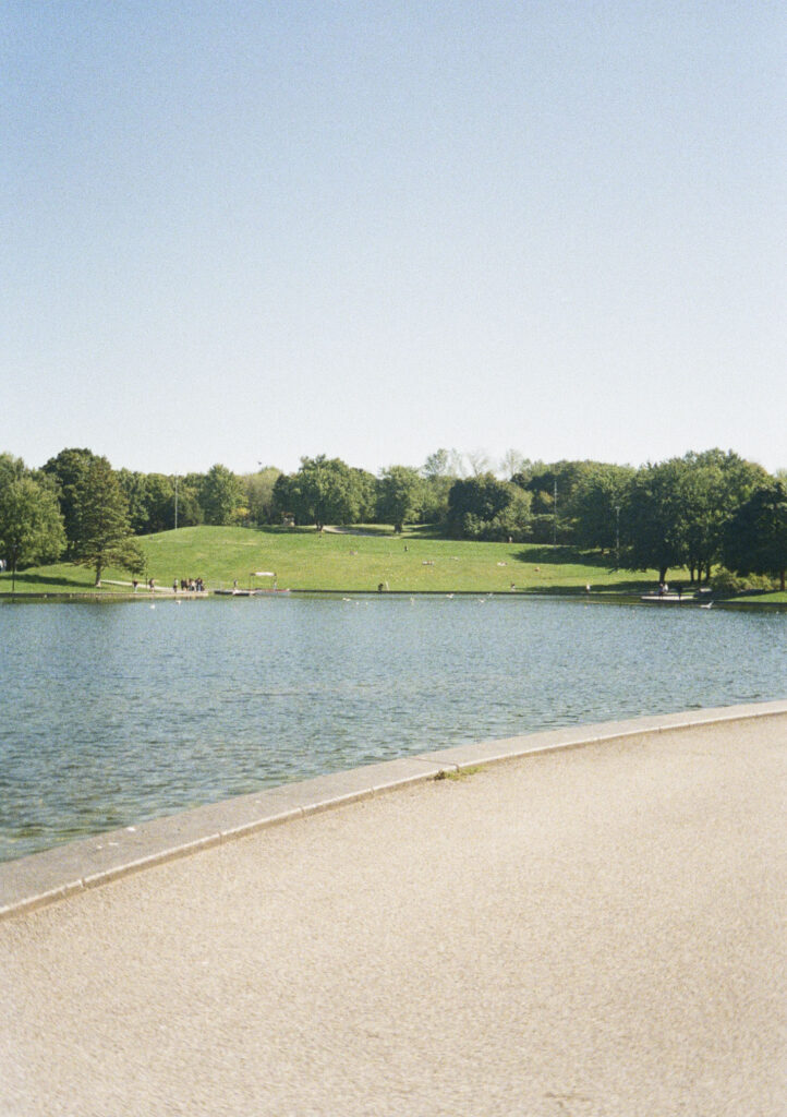 The hill at Beaver Lake (Lac aux Castors)
