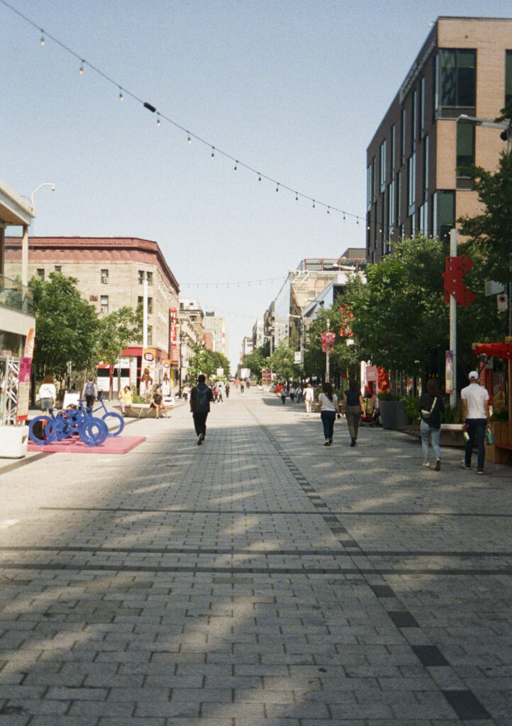 Saint Catherine Street, I think.