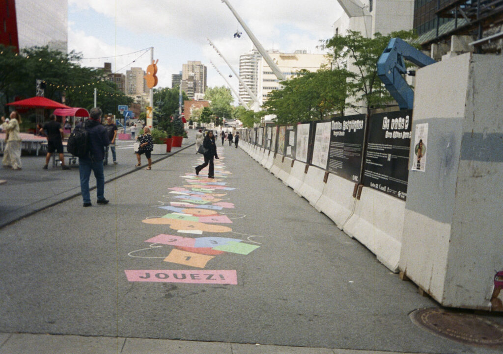 Hopscotch at Place des Arts